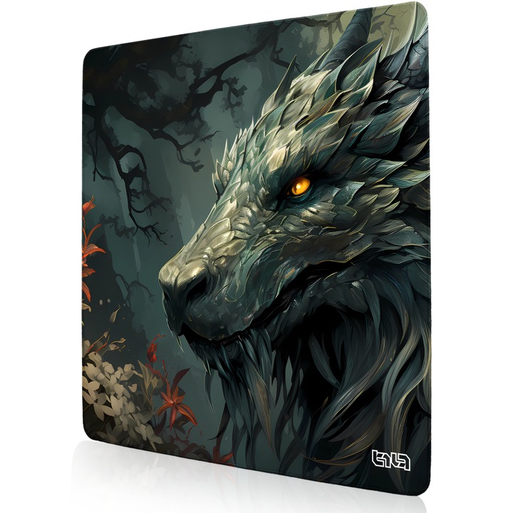 Mousepad TILT, lup, antiderapant, 50x50cm, multicolor