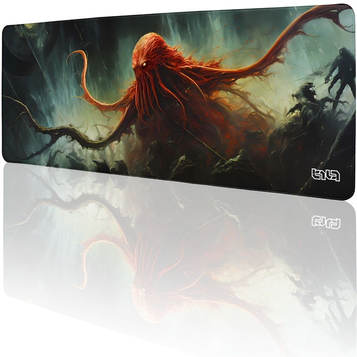 Mousepad TILT, Antiderapant, Margini Cusute Manual, 80x30cm, multicolor