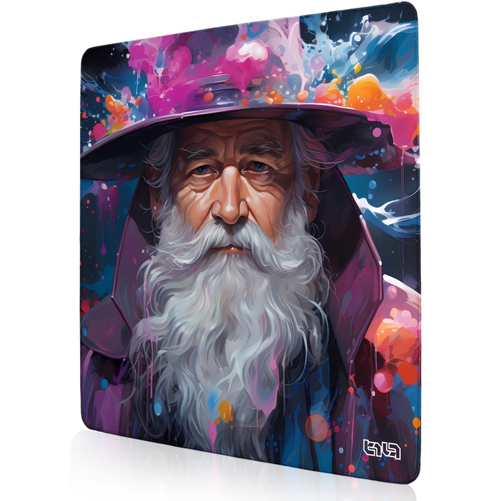 Mousepad TILT, 50x50cm, antiderapant, margini cusute manual, multicolor