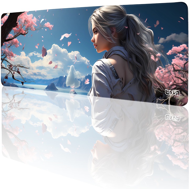 Mousepad TILT, 80x30cm, antiderapant, rezistent la apa, multicolor