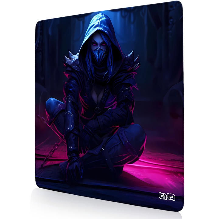 Mousepad TILT, 50x50cm, antiderapant, margini cusute manual, multicolor