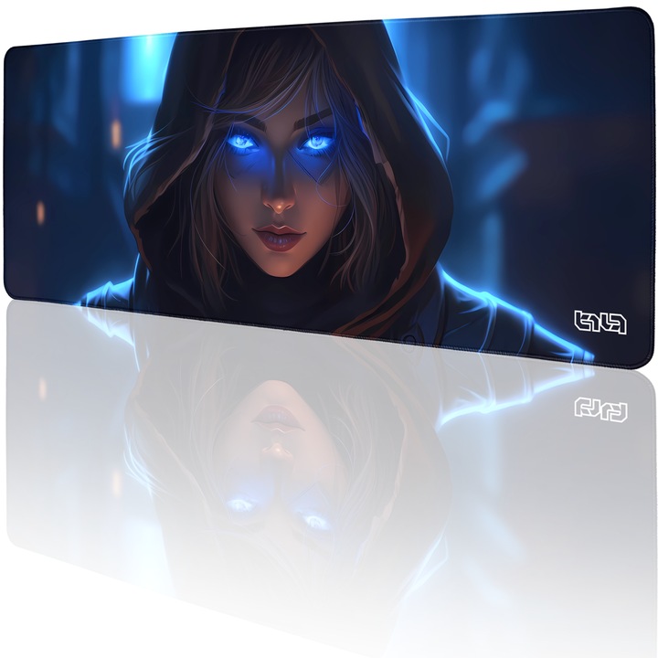 Mousepad TILT, antiderapant, cusaturi manuale, 80x30cm, multicolor