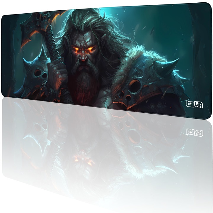 Mousepad TILT, antiderapant, cusaturi manuale, 80x30cm