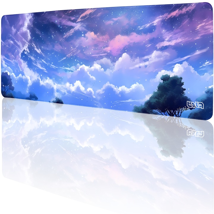 Mousepad TILT, 80x30cm, antiderapant, cusaturi manuale