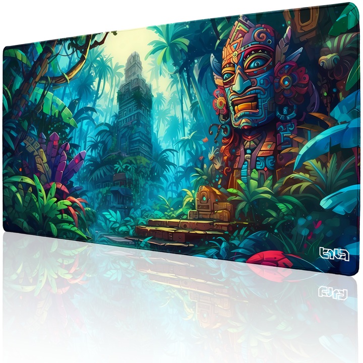 Mousepad TILT Aztec Echoes, 100x50cm, Multicolor