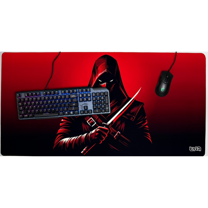 Mousepad TILT, 100x50 cm, Rosu