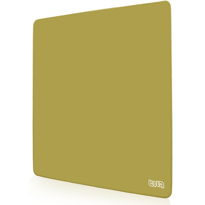 Mousepad TILT Golden Barley, antiderapant, margini cusute manual, 50x50cm