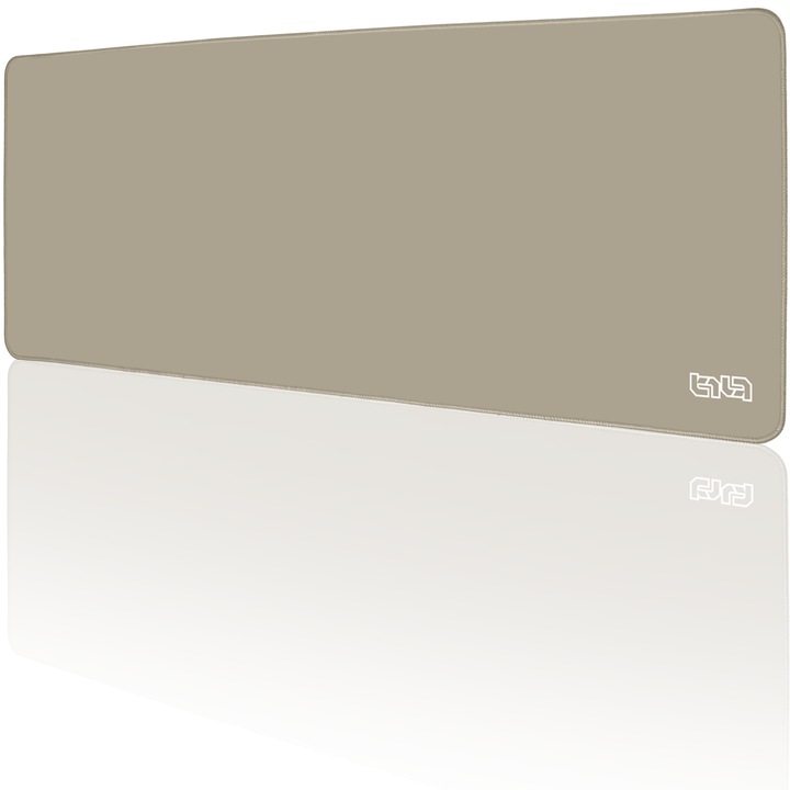 Mousepad TILT Creamy Coffee, antiderapant, cusaturi manuale, 80x30cm