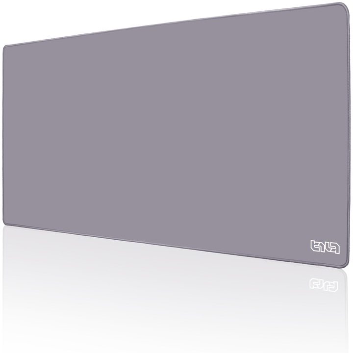 Подложка за мишка TILT Grey Elegance, водоустойчива, ръчни шевове, сива, 100x50 см