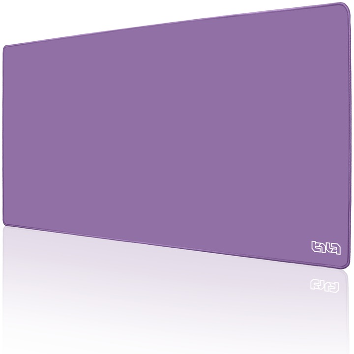 Mousepad TILT Lavender Dream, antiderapant, cusaturi manuale, 100x50cm