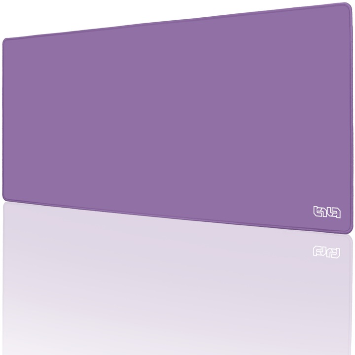 Mousepad TILT Lavender Dream, antiderapant, cusaturi manuale, 90x40cm