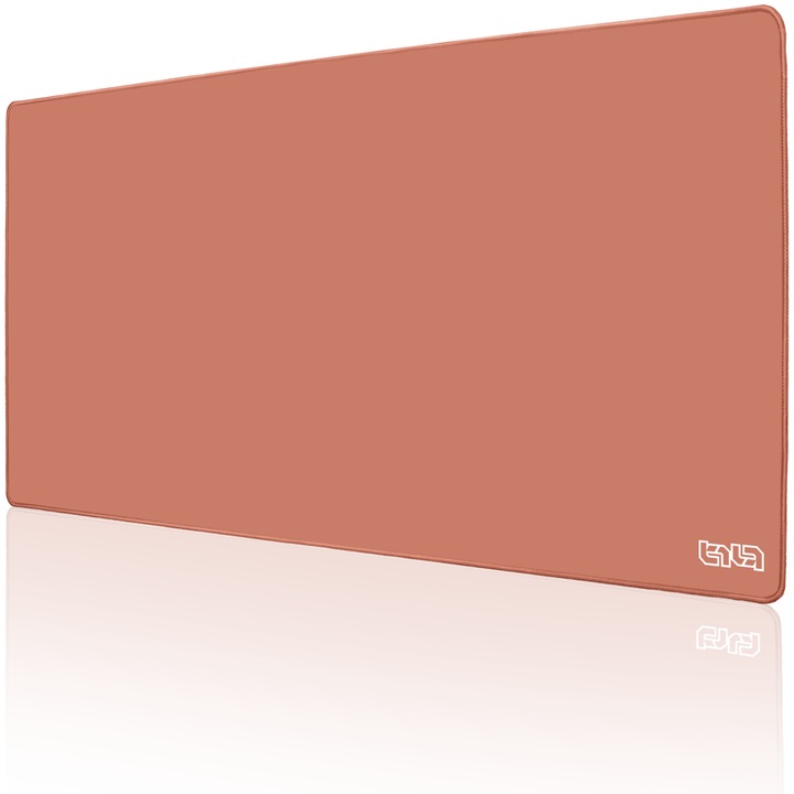 Mousepad TILT Peachy Sunset, antiderapant, cusaturi manuale, 100x50cm
