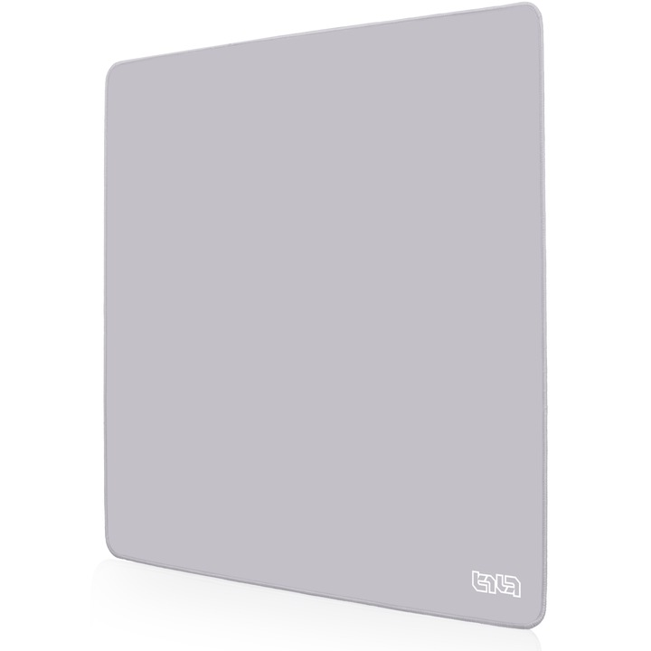 Mousepad TILT Pearlescent Fog, antiderapant, cusaturi manuale, 50x50cm