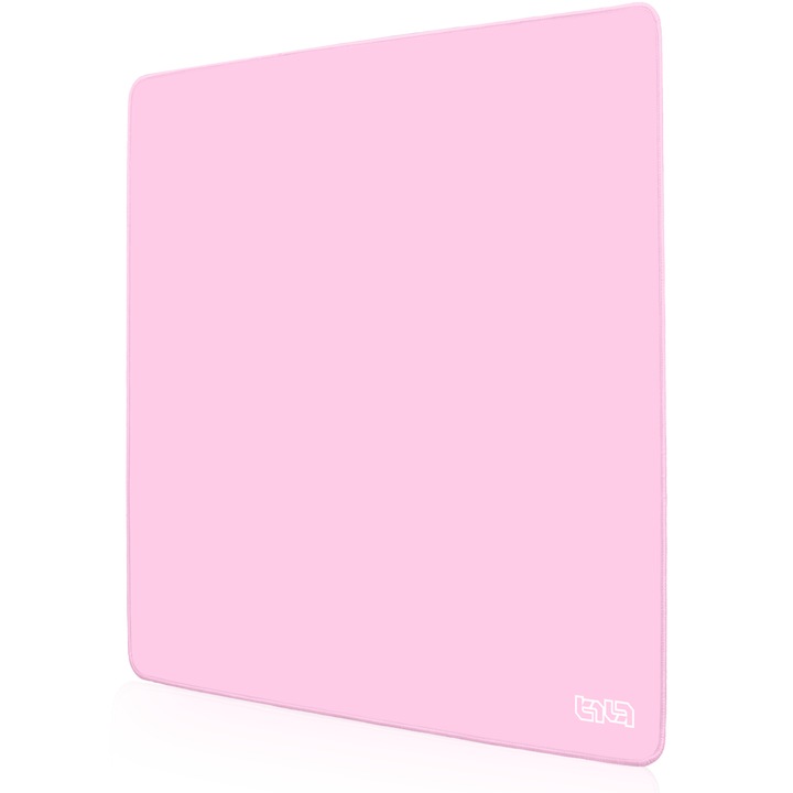 Mousepad TILT Pink Harmony, antiderapant, cusaturi manuale, roz, 50x50cm