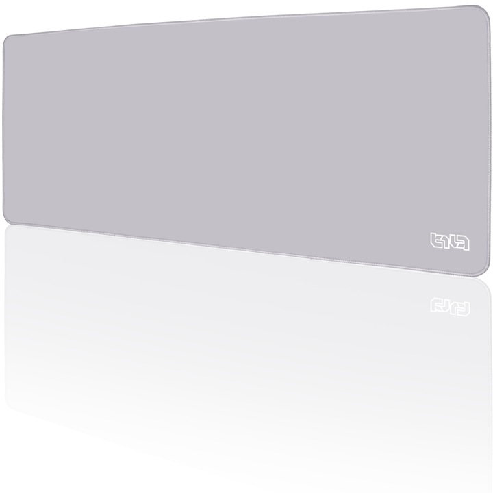 Mousepad TILT Pearlescent Fog, antiderapant, cusaturi manuale, 80x30cm