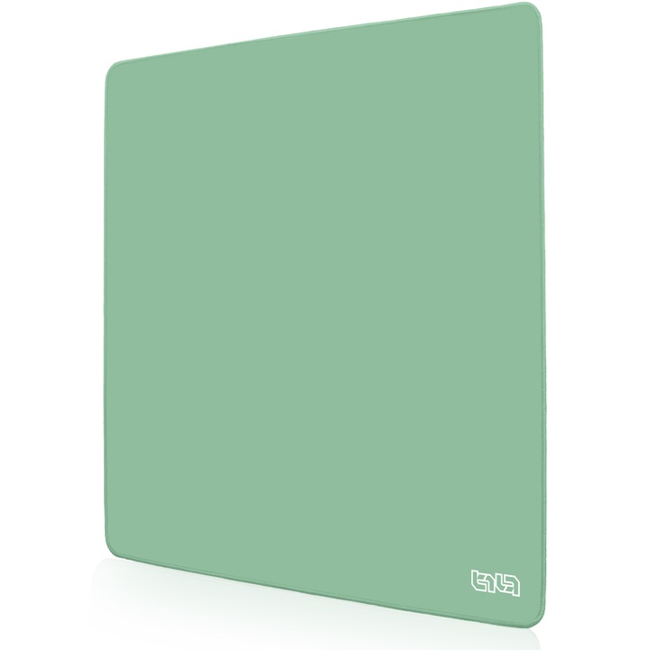 Mousepad TILT Spring Rain, 50x50cm, Antiderapant, Margine Cusuta Manual, Verde