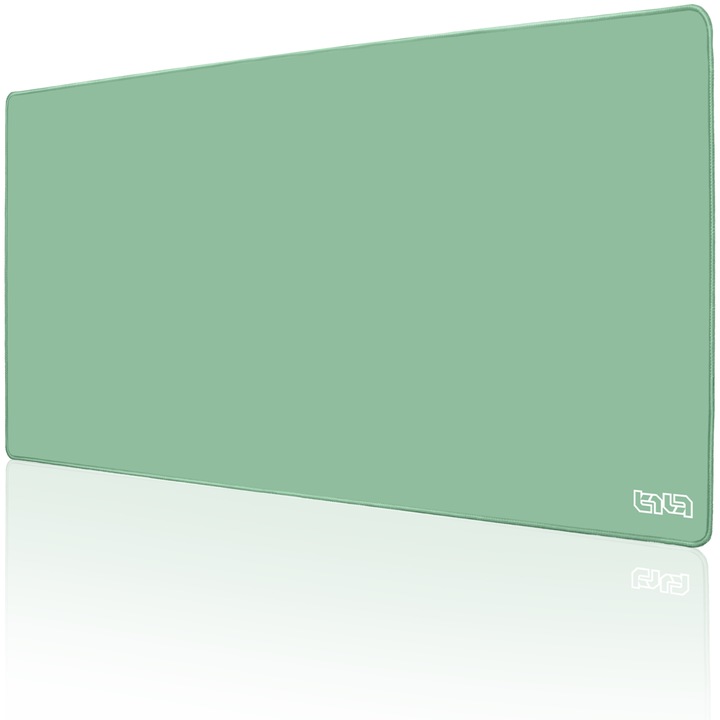 Mousepad TILT, 100x50cm, antiderapant, margini cusute manual, Verde