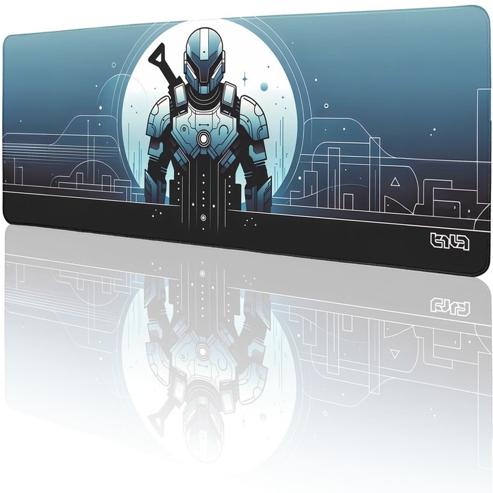 Mousepad TILT Future Guardian, antiderapant, cusaturi manuale, 80x30cm