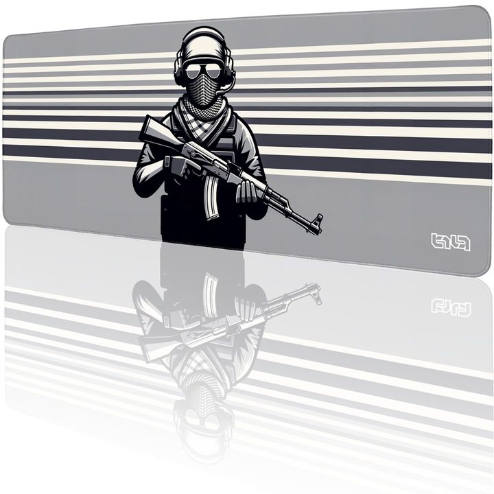 Egérpad TILT De_Terror, Vízálló, Csúszásgátló, 80x30cm