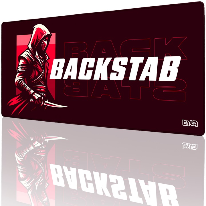 Mousepad, TILT, 90x40cm, antiderapant, cusaturi manuale, multicolor