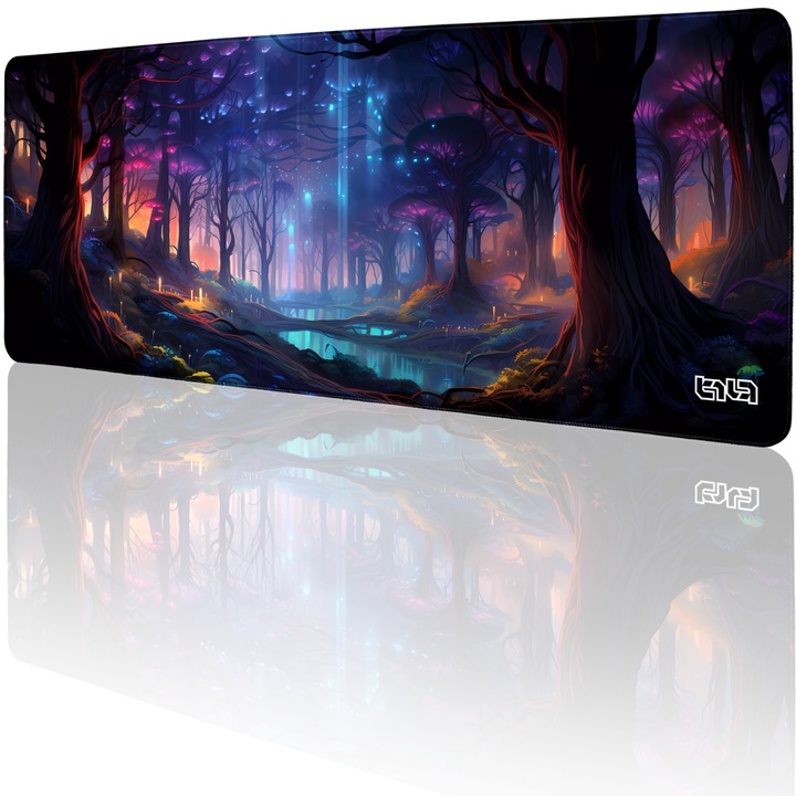 Подложка за мишка, TILT XL Planet Wiboo, 80x30 см, неплъзгаща се, ръчно зашит ръб