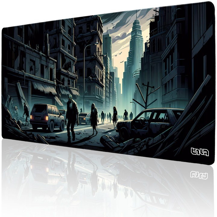 Egérpad TILT City of the Living Dead, csúszásmentes, 100x50cm