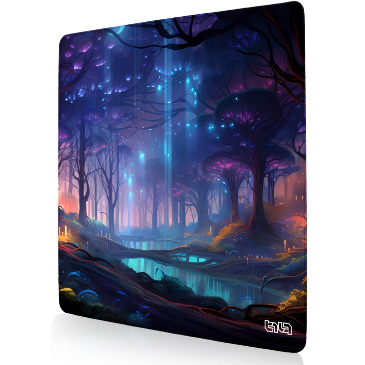 Mousepad TILT, planeta Wiboo, 50x50cm, antiderapant, cu margini cusute manual