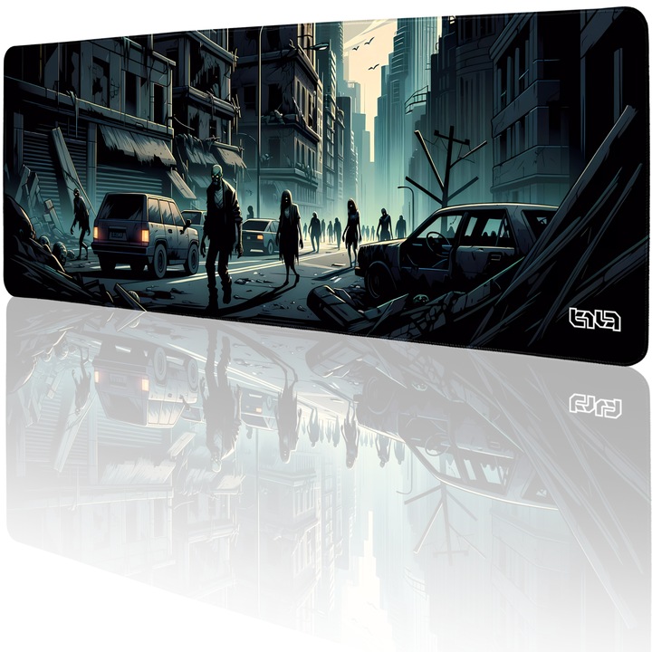 Подложка за мишка, TILT, Противоплъзгаща се, 80 x 30 см, Многоцветна