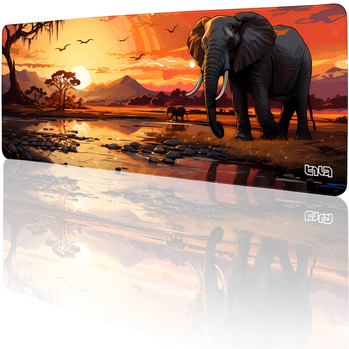 Mousepad, TILT, antiderapant, cusaturi manuale, 80x30cm