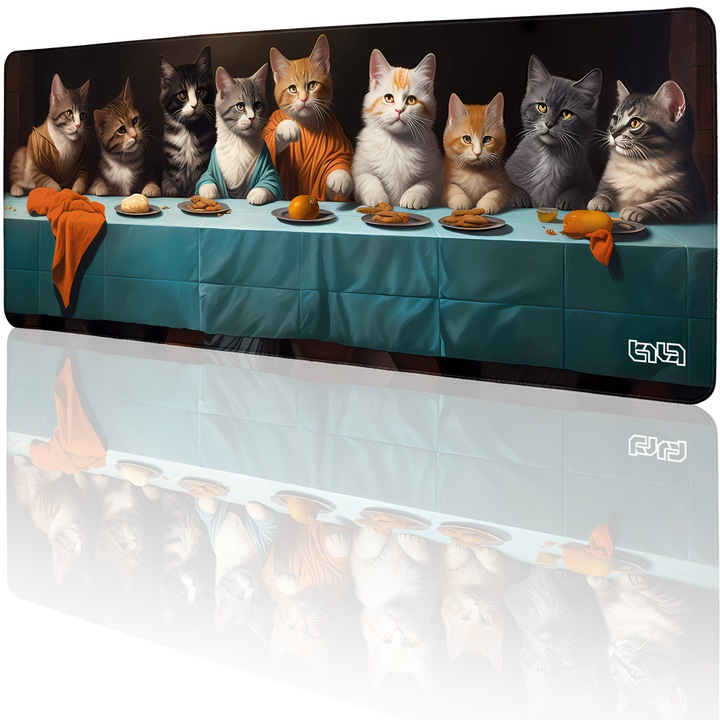 Mousepad TILT Last Food, antialunecare, multicolor, 80x30cm