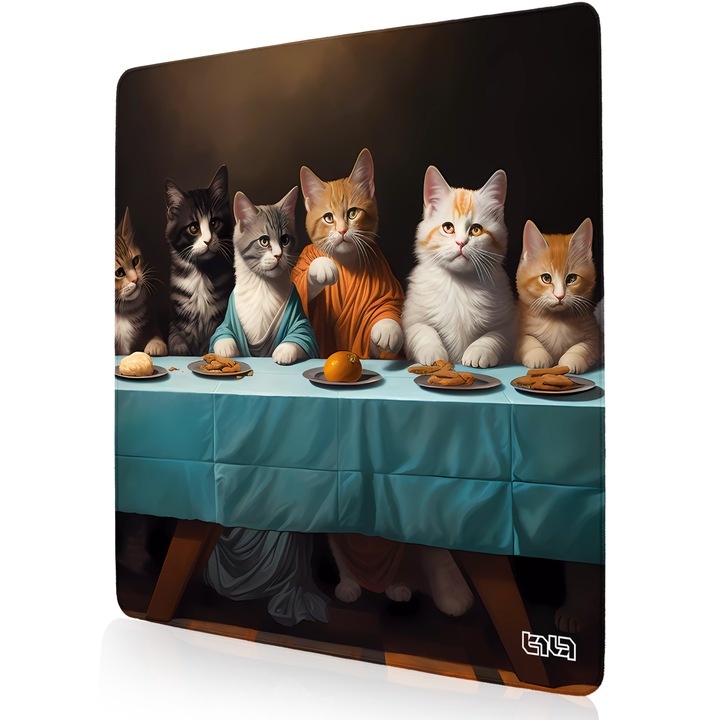 Mousepad TILT, Last food, antiderapant, 50x50cm