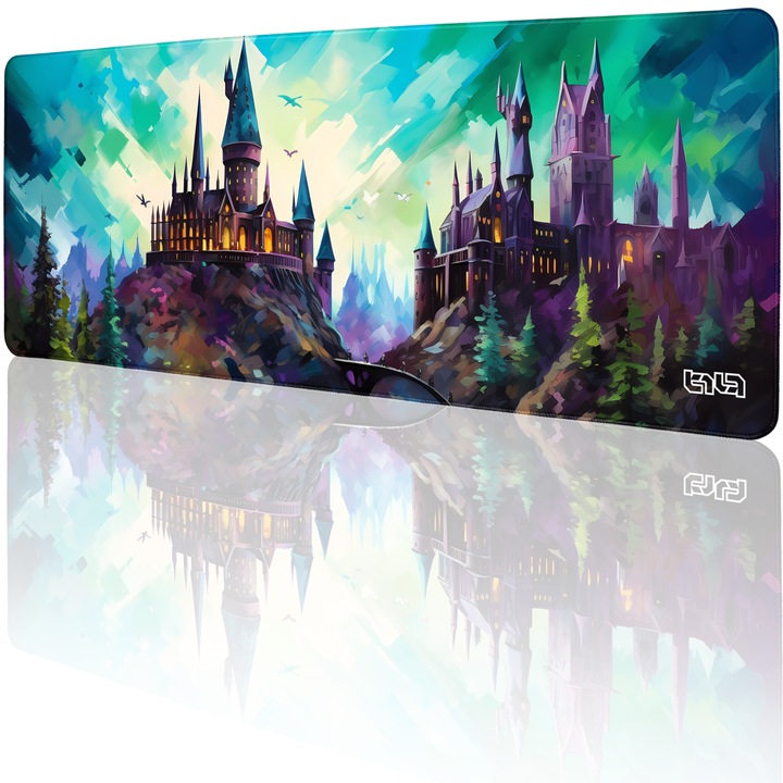 Mousepad, TILT, 80x30cm, Antiderapant, cusaturi manuale, multicolor