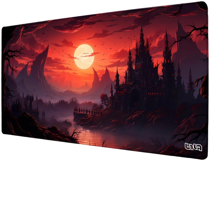 Mousepad TILT Moonshadow Keep, 100x50cm, antiderapant