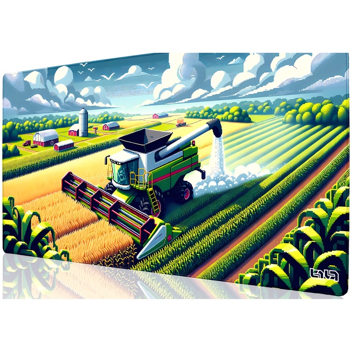 Mousepad TILT, Summer Harvest, 100x50cm, antiderapant, margini cusute manual