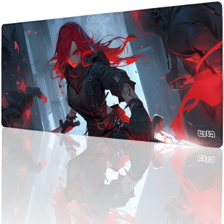 Mousepad TILT, antialunecare, cusaturi manuale, 90x40cm