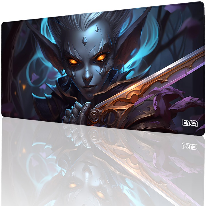 Mousepad, TILT, 90x40cm, antiderapant, cusaturi manuale