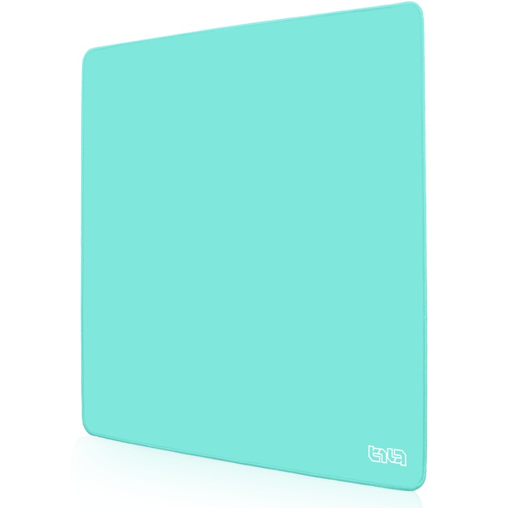 Mousepad TILT, Turquoise, 50x50cm, antiderapant, margine cusuta manual