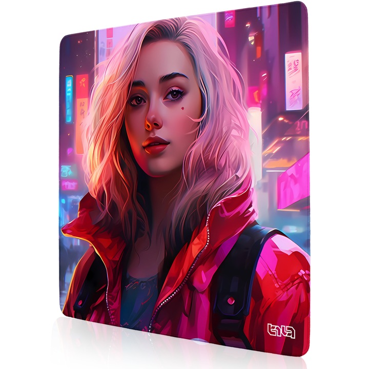 Mousepad Gaming XXL TILT, antiderapant, 50x50cm