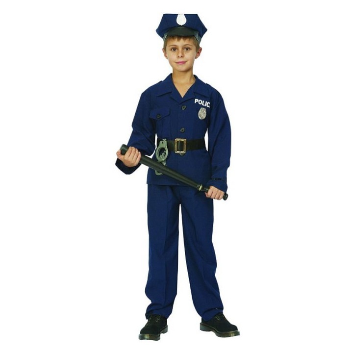 Costum carnaval politist american pentru copii 6-8 ani (110/120)