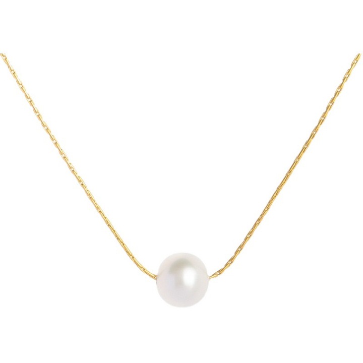 HYTIREBY nyaklánc, 925 ezüst, tenyésztett gyöngy, hipoallergén