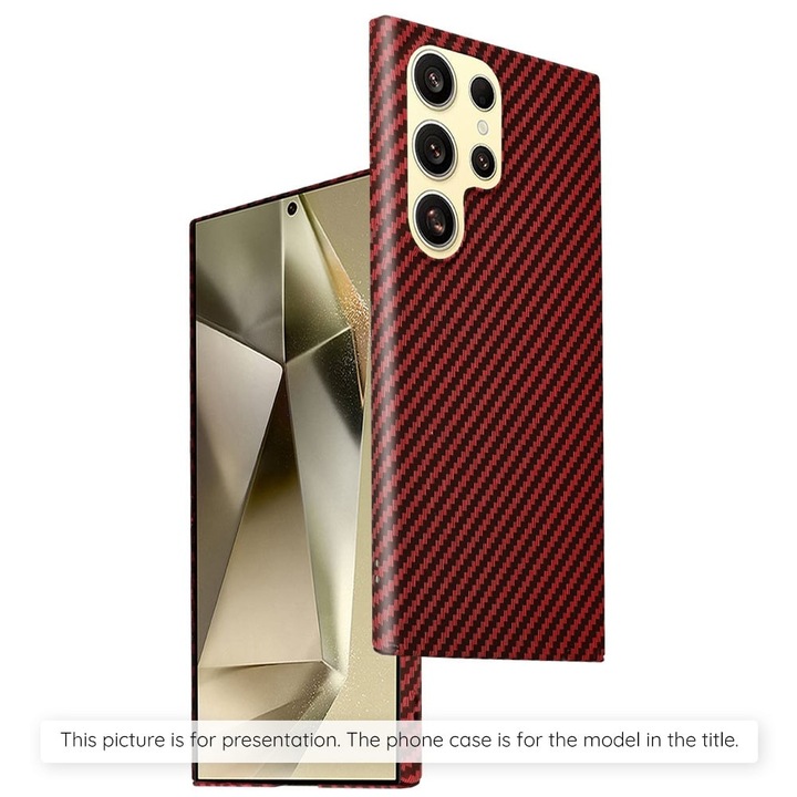 Кейс за Oppo Reno4 Lite - Techsuit Carbonite FiberShell - Червен
