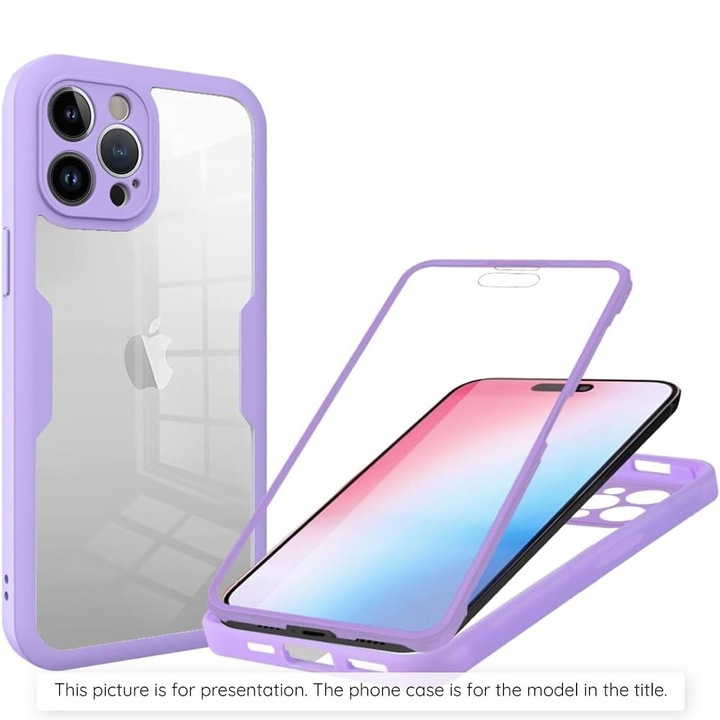 iPhone 7 / 8 / SE 2, SE 2020 / SE 3, SE 2022 tok + fólia - Techsuit ColorVerse 360 Series - lila