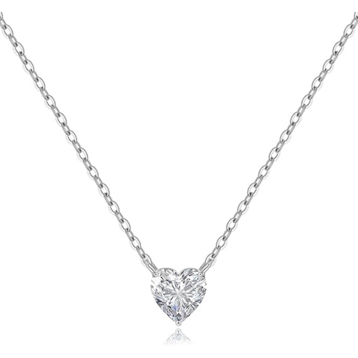 HYTIREBY nyaklánc, ezüst 925, cirkónia, 10 mm, hipoallergén, karácsonyi ajándék