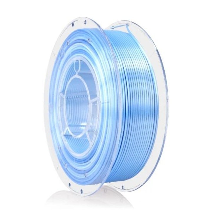 Filament 3D, Rosa3D, Pla Multicolor Silk Frozen, 1.75 Mm, Stralucitor, Usor De Imprimat, Pentru Incepatori Si Profesionisti, Premium, 350G, Multicolor/Albastru Deschis