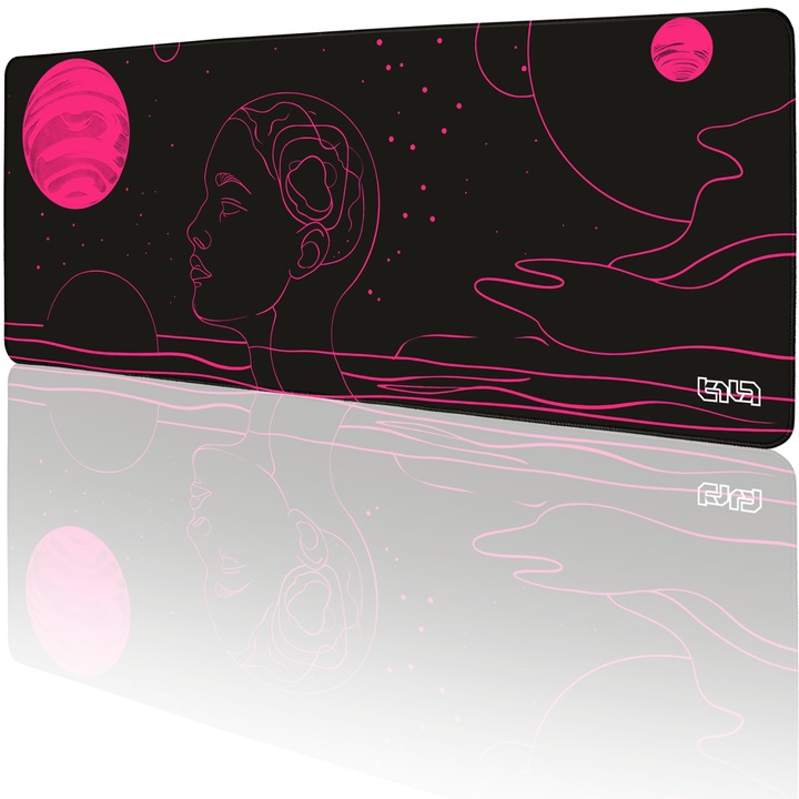Mousepad TILT XXL Pink Line, Antialunecare, 80x30cm, Roz