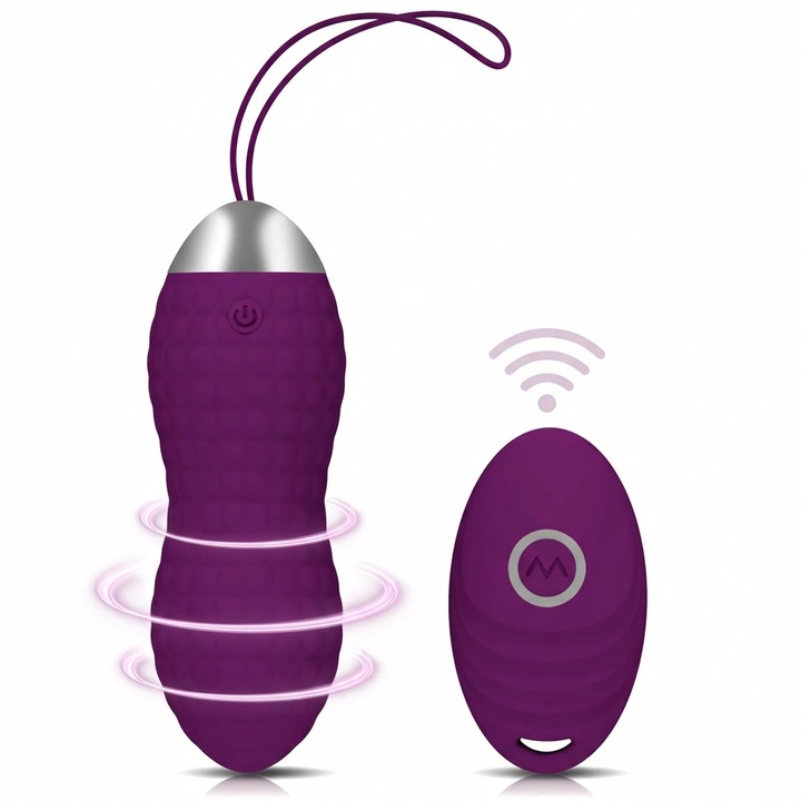 Vibrator Clasic Tagnaff®, Jucarie Erotica, Silicon Medical, 10 Moduri de Vibratie, Rezistent la Apa, Stimulare Punctul G, Atingere Catifelata, Design Discret, 10x3.5 cm, Violet