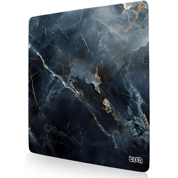 Mousepad TILT Pekniety Lod, antiderapant, cusaturi manuale, 50x50cm