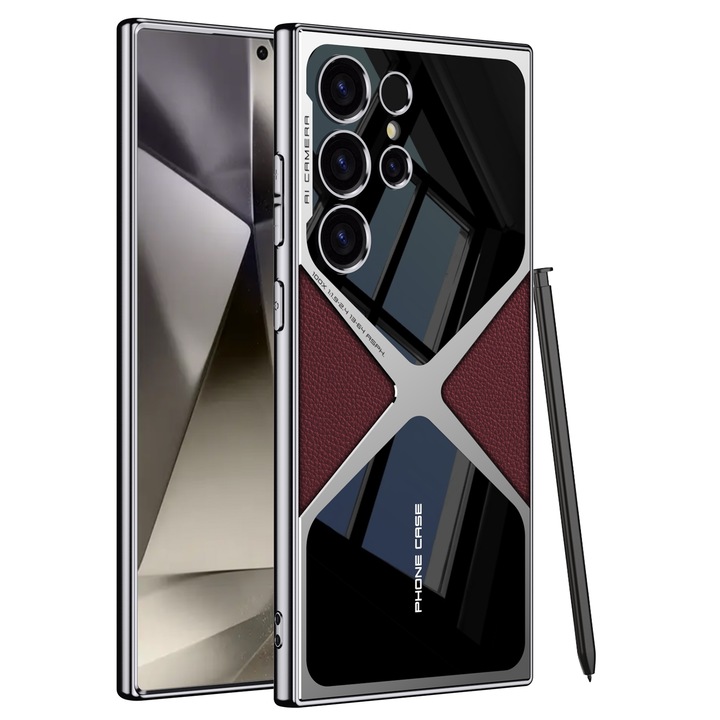 Samsung Galaxy S24 Ultra tok, ökológiai bőr X Agora, Grena