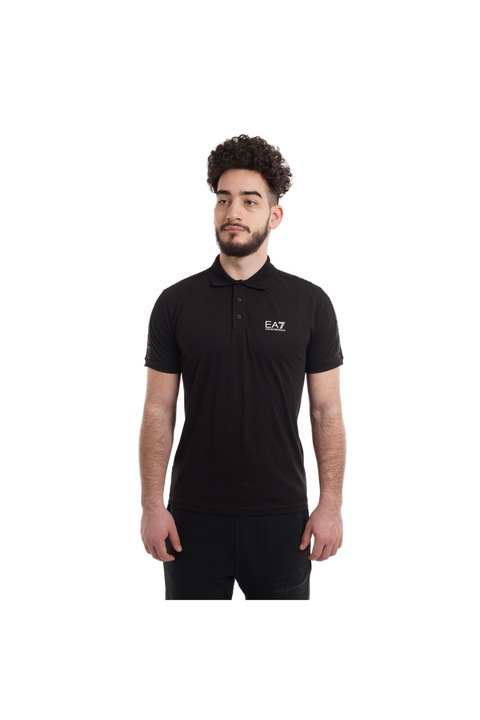 Поло тениска Emporio Armani EA7 Train Logo Series M Tape Polo CO 3DPF23PJ02Z00200