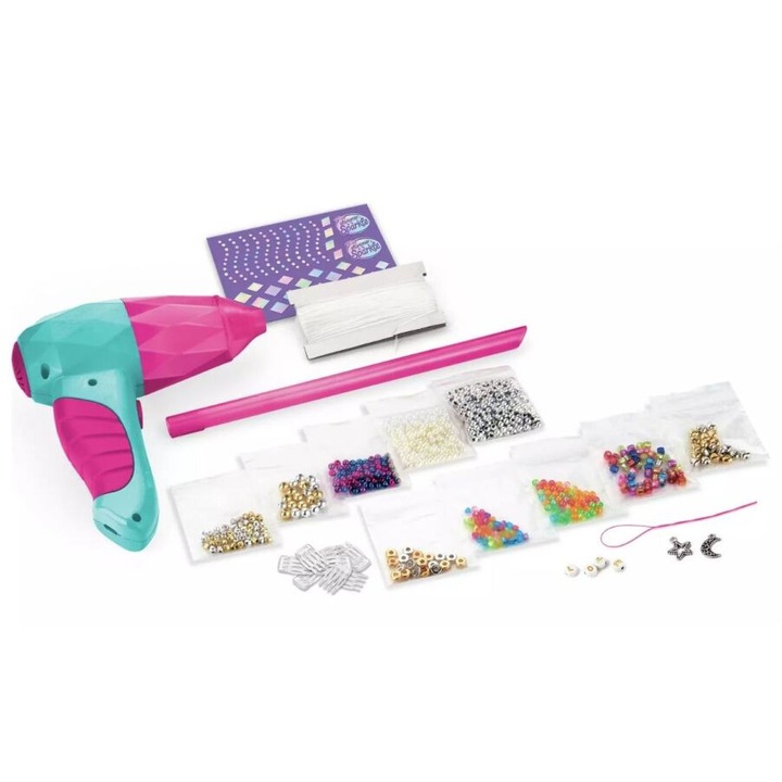 Aparat creatie codite, CrazArt Gem Air Styler, multicolor, 30.5x35.5x6.5cm, Set